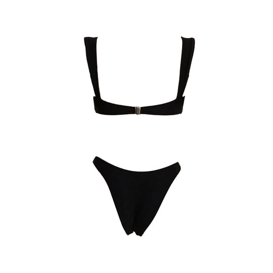 Damen Triangel-Bikini-Set mit elegantem Verschluss R&B