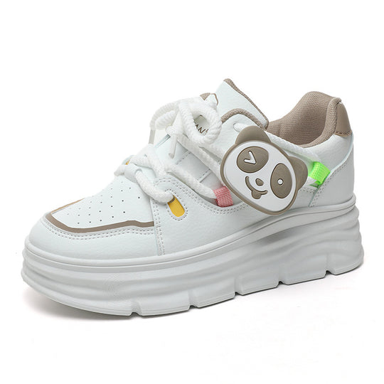 Damen trendige Plateausneaker mit lebhaften Details und komfortabler Dämpfung R&B