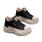 Damen Hohe Plateau Sneakers mit trendiger Silhouette und rutschfester Sohle