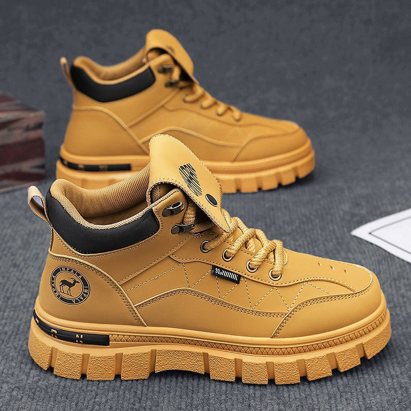 Damen robuste High-Top Stiefel mit verstärkter Sohle R&B