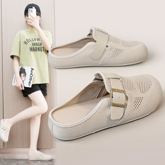 Damen Atmungsaktive Clogs mit verstellbarem Riemen und ergonomischem Fußbett R&B