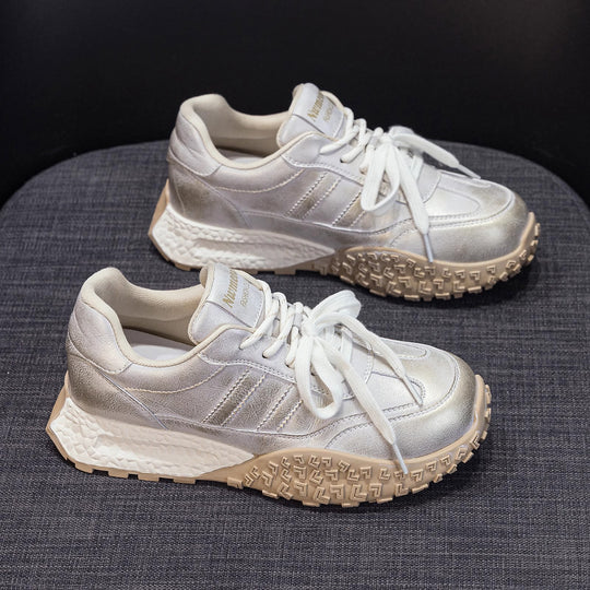 Damen Trendige Chunky Sneakers mit innovativer Gummisohle und atmungsaktivem Obermaterial R&B