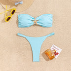 Damen Bandeau-Bikini mit strassbesetztem Stern R&B