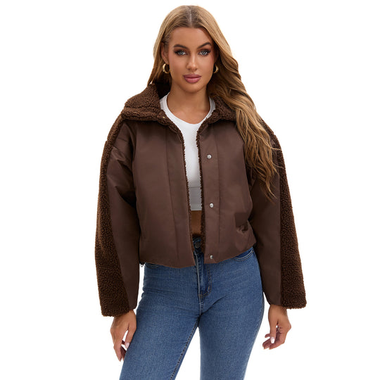Damen Freizeitjacke mit kuscheligem Fleecebesatz R&B