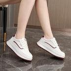 Damen modische Plateau-Sneaker mit bequemer Dämpfung und schickem Design R&B