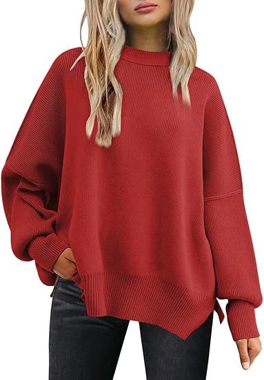 Damen lockerer Strickpullover R&B