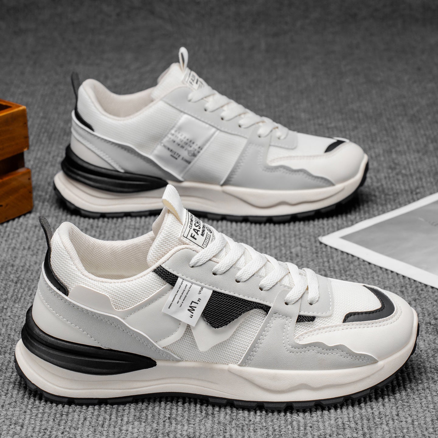 Damen Modische Sneakers mit innovativer Atmungsaktivität und flexiblem Sohlenprofil