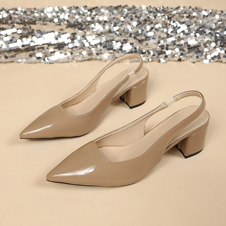 Damen Elegante Slingback-Pumps mit funkelndem Dekor R&B