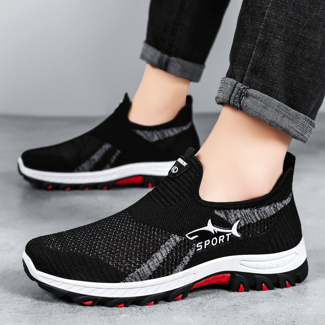 Damen Atmungsaktive Freizeit-Schuhe mit flexiblem Strickoberteil R&B