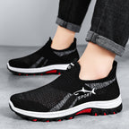 Damen Atmungsaktive Freizeit-Schuhe mit flexiblem Strickoberteil R&B