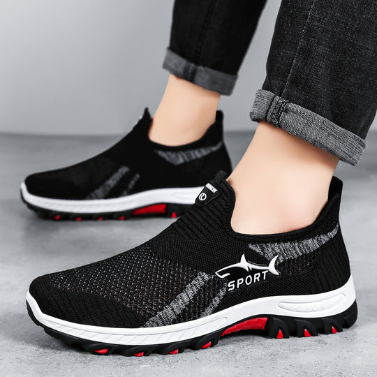 Damen Atmungsaktive Freizeit-Schuhe mit flexiblem Strickoberteil R&B