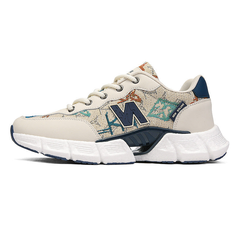 Damen Sportliche Sneakers mit modischem Strukturdesign und atmungsaktiven Materialien R&B