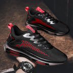 Damen Sportliche Luftpolster Sneakers mit atmungsaktiver Mesh-Oberfläche und dämpfender Sohle R&B