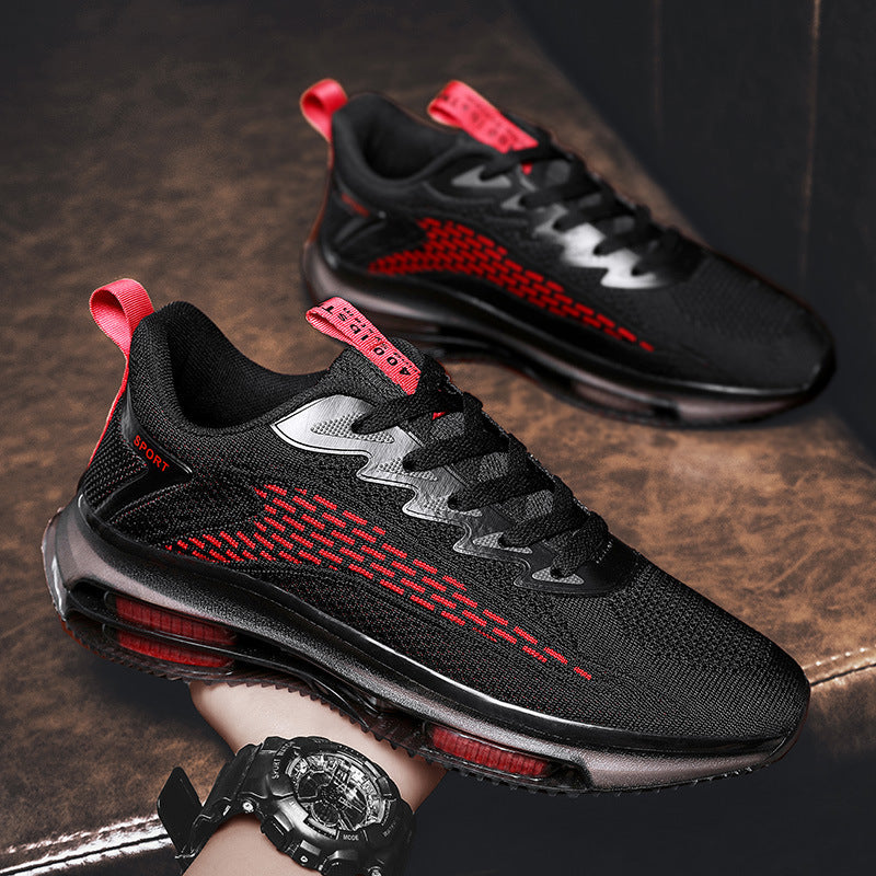 Damen Sportliche Luftpolster Sneakers mit atmungsaktiver Mesh-Oberfläche und dämpfender Sohle R&B