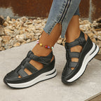 Damen Wedge-Sneaker mit verstellbaren Riemen R&B