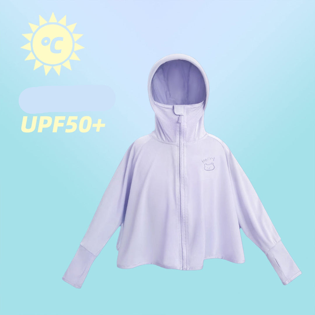 Damen leichte UV-Schutzjacke mit praktischer Kapuze R&B