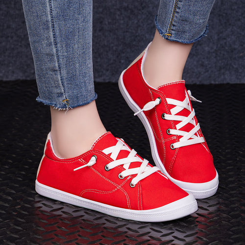Damen Modische Freizeit-Sneakers mit Leopardenmuster und rutschfester Sohle R&B