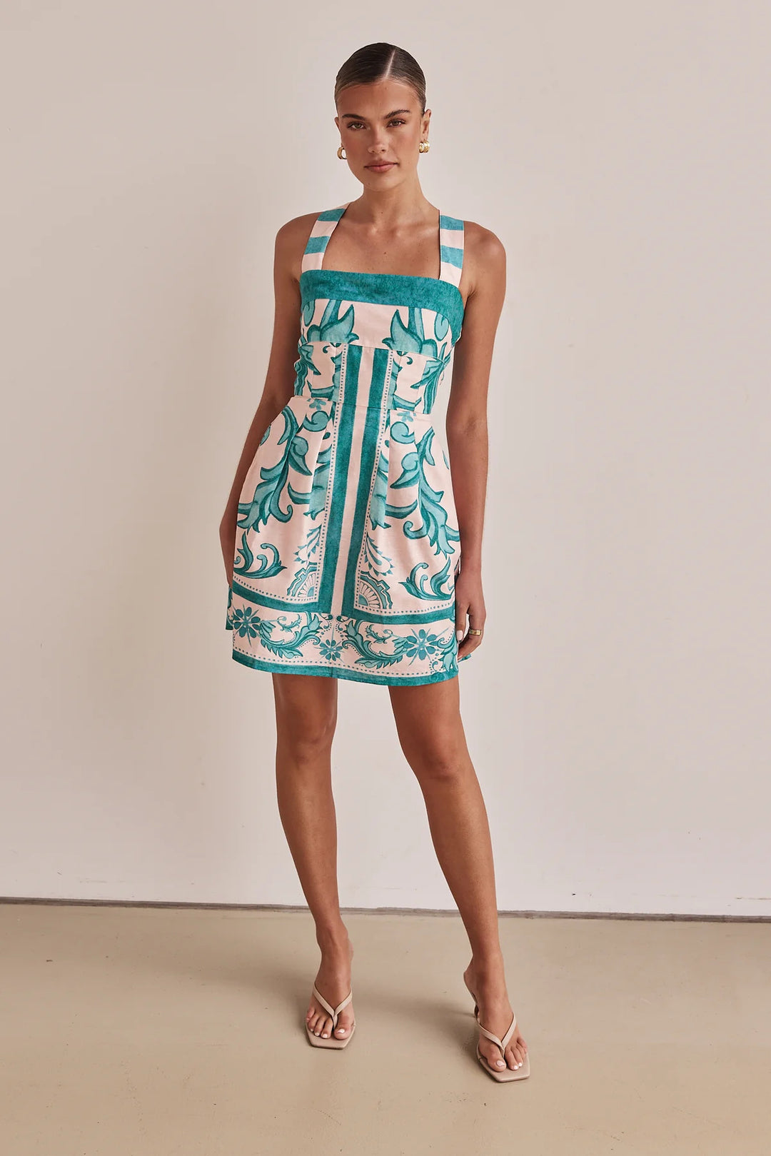 Damen Sommerkleid mit elegantem Design und praktischen Taschen R&B