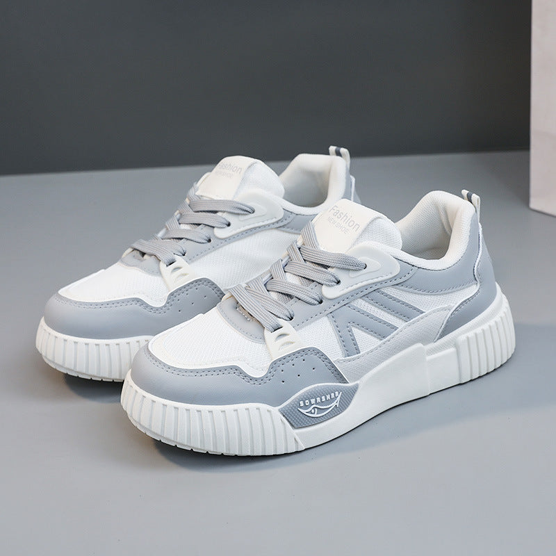 Damen sportliche Sneakers mit futuristischem Design und bequemer Dämpfung R&B