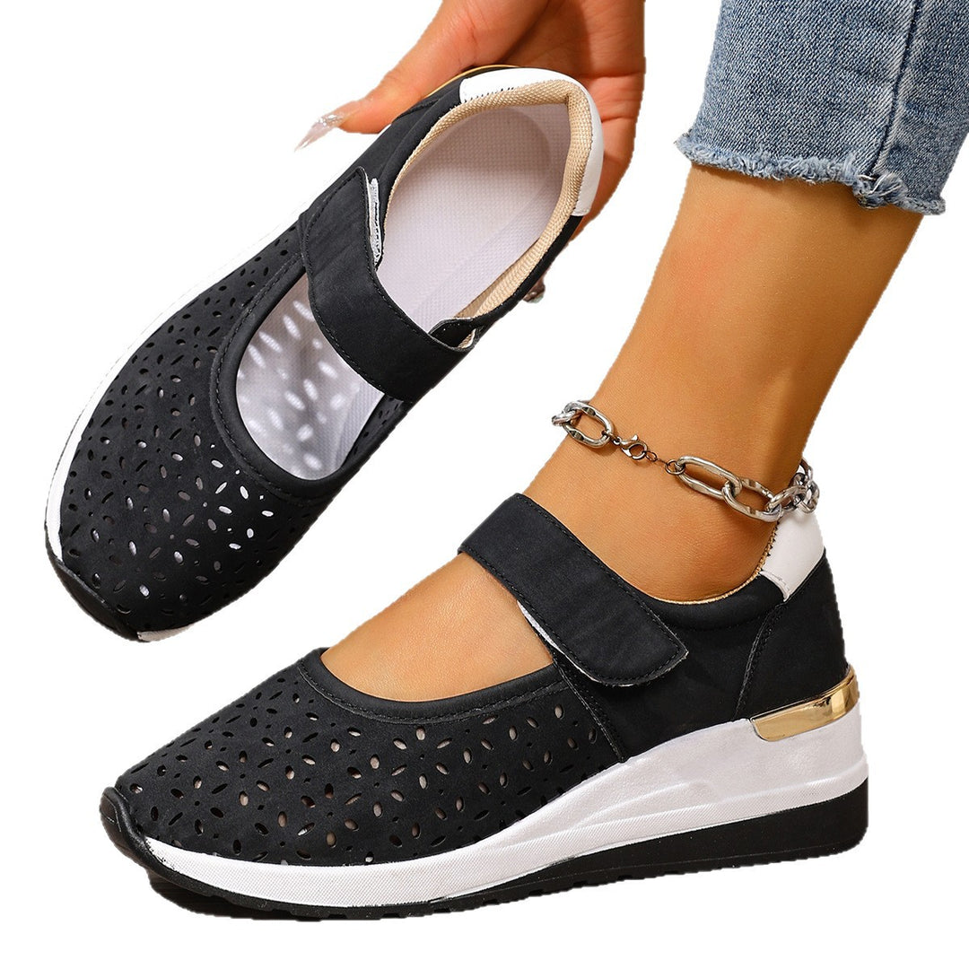 Damen Sportliche Ballerinas mit einzigartigem Lochmuster R&B