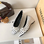 Damen Ballerinas mit verspieltem Punktedesign und elegantem Schleifchen R&B