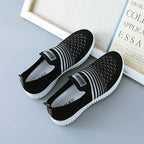 Damen Sportliche Slip-On Sneakers mit atmungsaktivem Obermaterial R&B