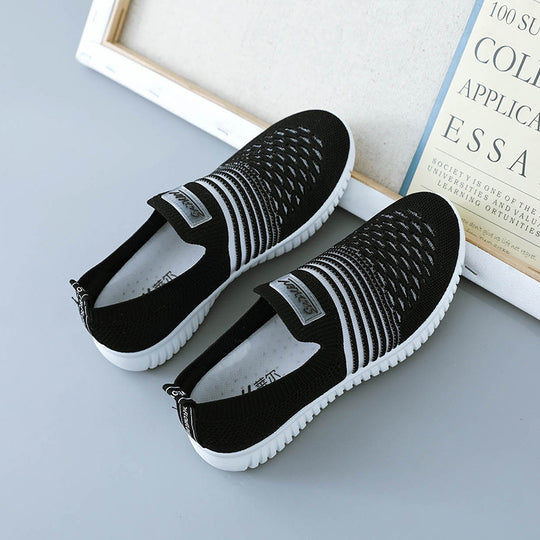 Damen Sportliche Slip-On Sneakers mit atmungsaktivem Obermaterial R&B