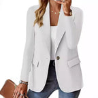 Damen Moderner Tailored Blazer mit elegante Knopfdetails R&B