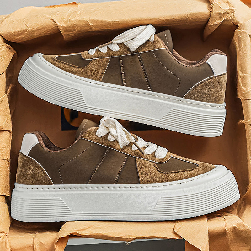Damen Chunky Sneakers aus hochwertigem Leder mit innovativer Dämpfungstechnologie R&B