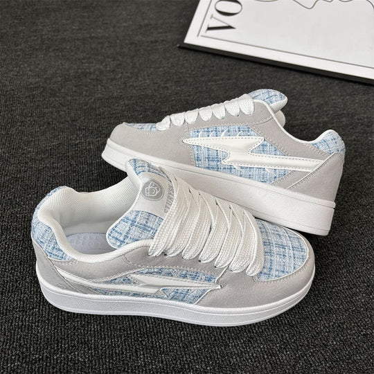 Damen Sneakers mit modischem Textilmuster und komfortabler Dämpfung R&B