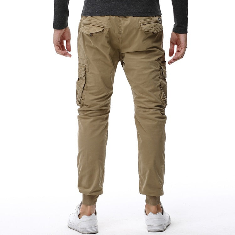 Herren Cargohose mit mehreren praktischen Taschen und elastischem Bund R&B