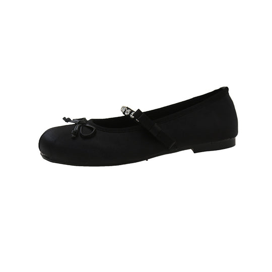 Damen Ballerinas mit dekorativem Riemchen und funkelnden Akzenten R&B