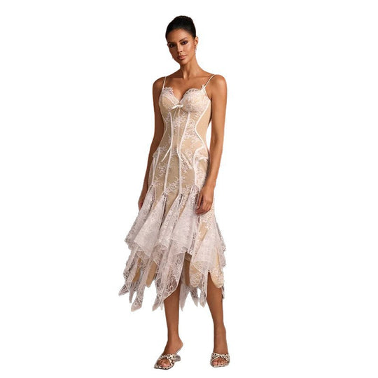 Damen Spitzen-Corsage mit verführerischen Details R&B