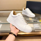 Damen Hochwertige Sneakers aus geschmeidigem Leder mit gepolsterter Sohle R&B