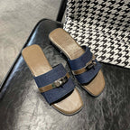 Damen elegante Sandalen mit modischem Riemendesign und strapazierfähiger Sohle R&B