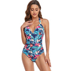 Damen Eleganter Hochgeschnittener Badeanzug R&B