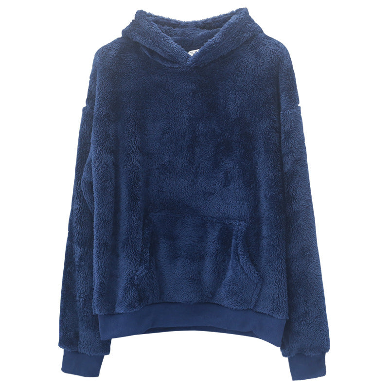 Damen kuscheliger Kapuzenpullover aus Fleece R&B