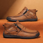 Herren Bequeme Leder Slipper R&B