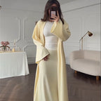 Damen eleganter Langmantel mit weich fließender Silhouette R&B