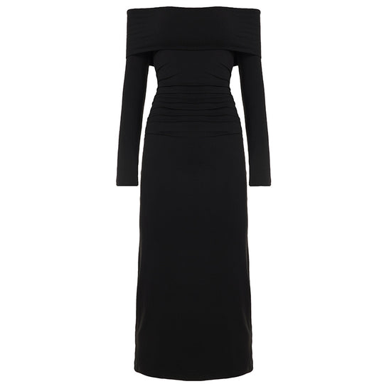 Damen Schickes Abendkleid mit Off-Shoulder Design R&B