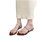 Damen elegante Slingback-Sandalen mit raffiniertem Riemendesign R&B