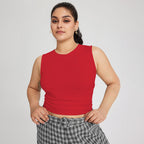 Damen weit geschnittene Karottenhose mit dekorativer Gürtel-Detail R&B
