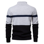 Herren Pullover mit Stehkragen und Zipper