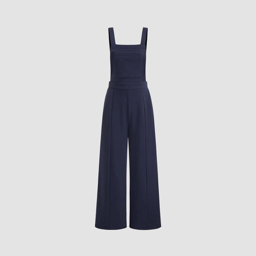 Damen Overall mit weitem Bein und praktischen Taschen R&B
