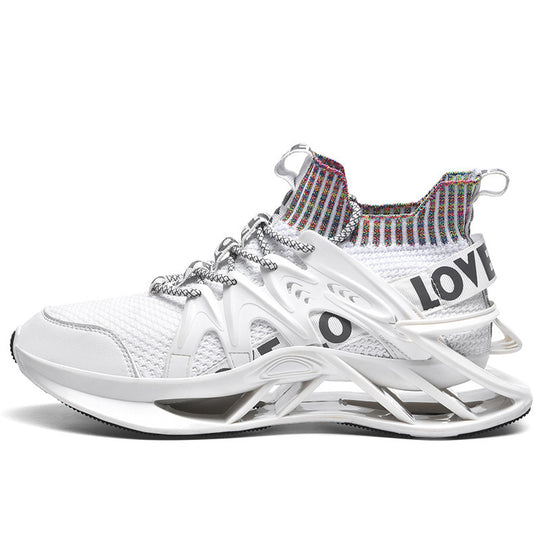 Damen moderne Sport-Sneaker mit innovativer Dämpfungstechnologie und atmungsaktivem Obermaterial R&B