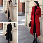 Damen eleganter Trenchcoat mit doppelter Knopfreihe und praktischem Schnitt