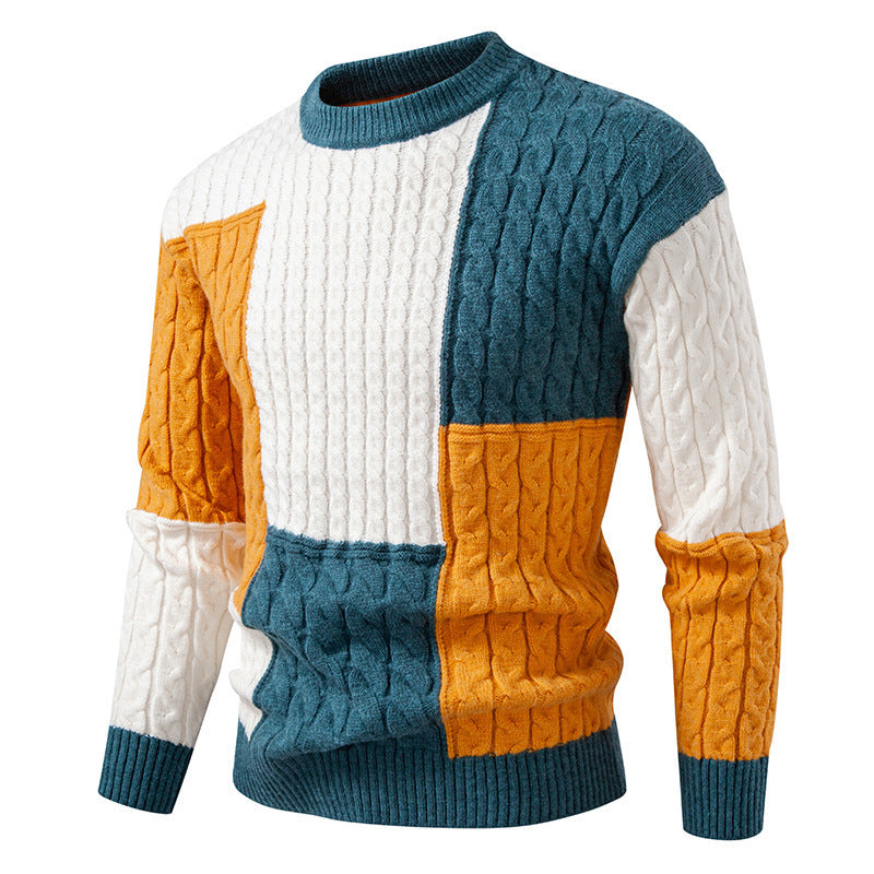 Herren modischer Strickpullover mit einzigartigem Muster und hohem Tragekomfort R&B