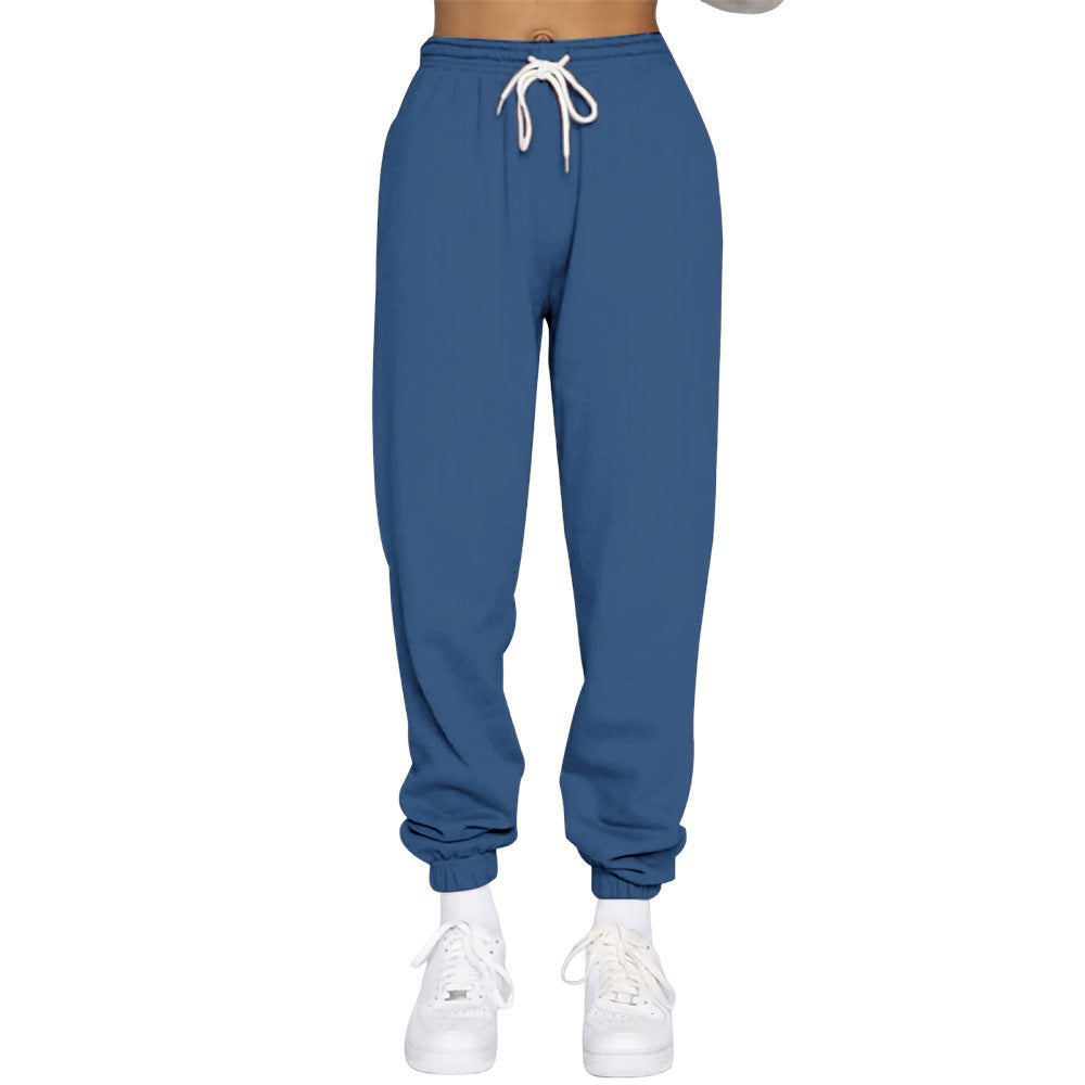 Damen Komfortable Jogginghose mit verstellbarem Bund und elastischen Bündchen R&B