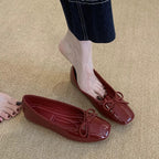 Damen Ballerinas mit schickem Knoten-Detail und komfortabler Sohle