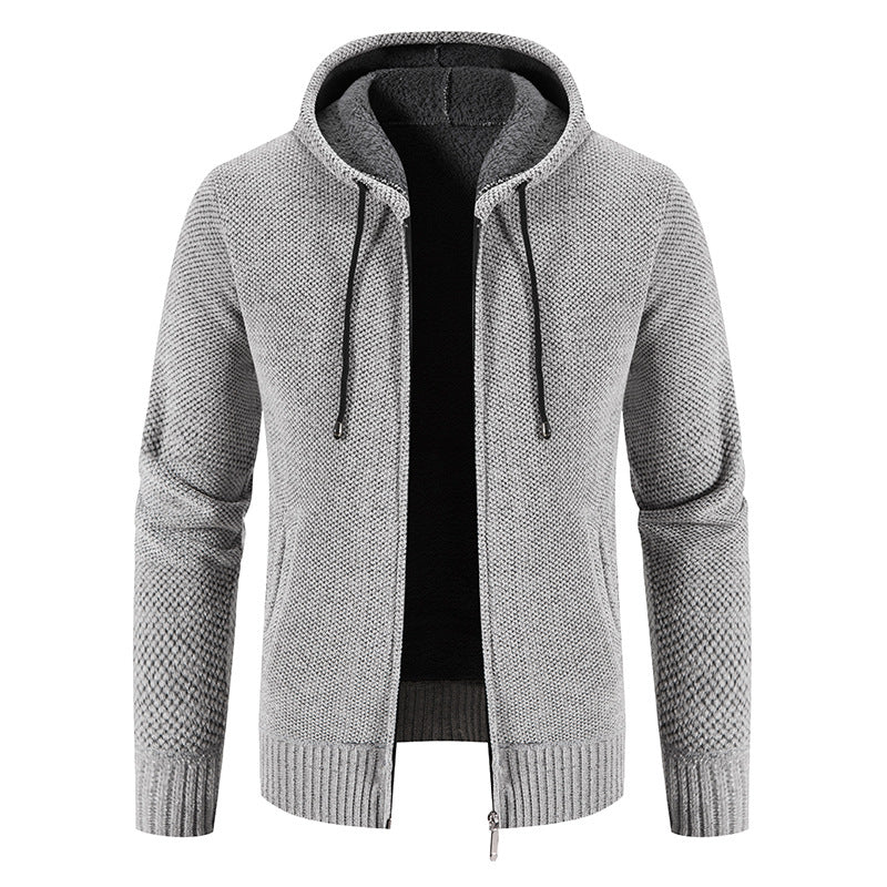 Herren Kapuzenjacke mit weichem Innenfutter und innovativem Design R&B